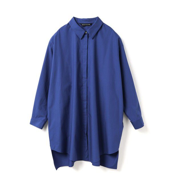 mizuiro ind「mizuiro ind ボックスカットシャツ」|シャツ・ブラウス|ブルー