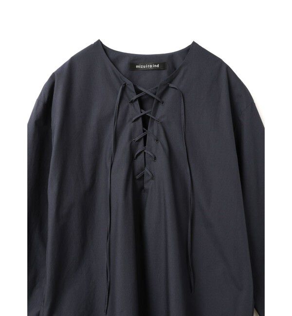 mizuiro ind「mizuiro ind レースアップワンピース」|ワンピース|