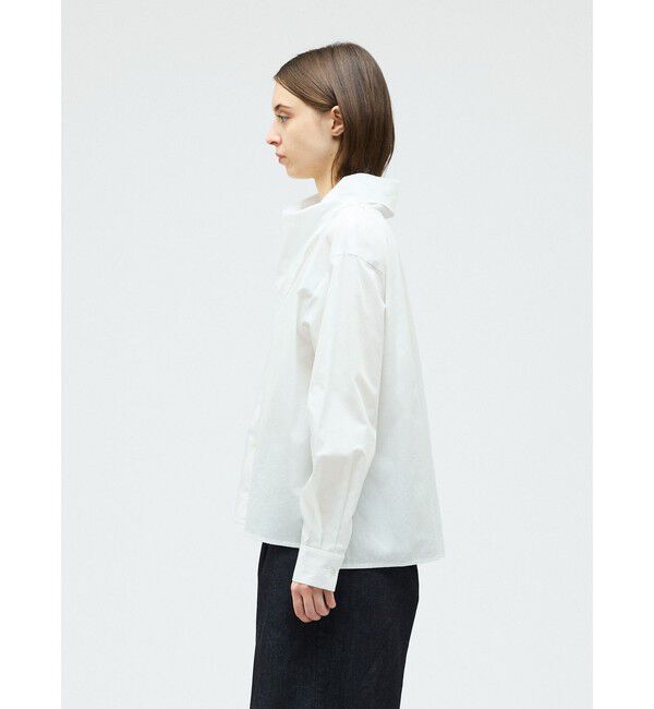 mizuiro ind「mizuiro ind スカーフカラーシャツ」|シャツ・ブラウス|