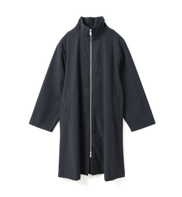 mizuiro ind「mizuiro ind ハイネックジップコート」|その他|ネイビー