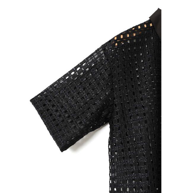 MARMARMAR「MARMARMAR メッシュレースボックスシャツ」|シャツ・ブラウス|