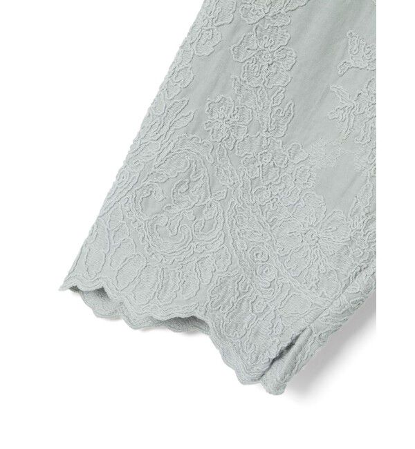 mizuiro ind「mizuiro ind レースシノワズリシャツ」|シャツ・ブラウス|