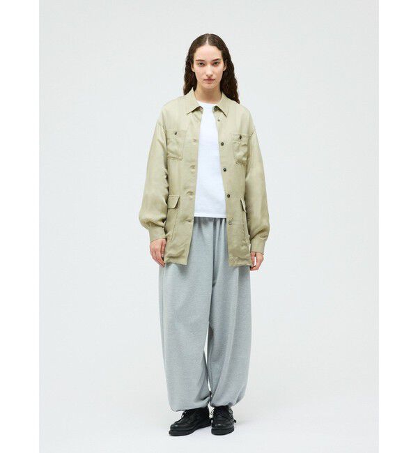 mizuiro ind「mizuiro ind キュプラフィールドシャツジャケット」|その他|