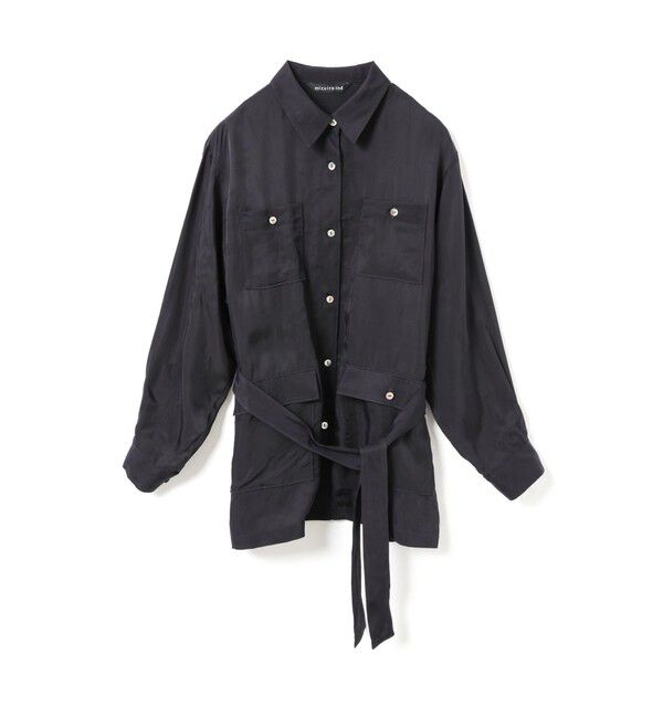 mizuiro ind「mizuiro ind キュプラフィールドシャツジャケット」|その他|