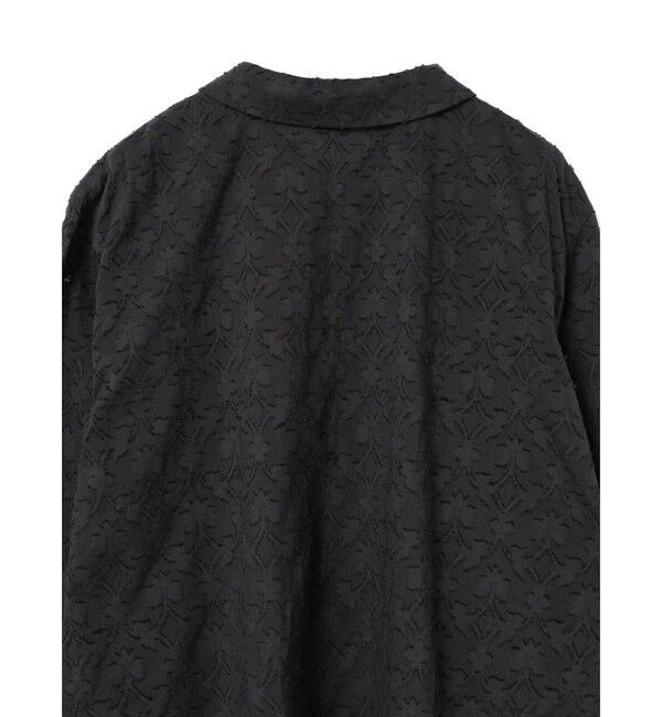 mizuiro ind「mizuiro ind ジャカードロングスリーブシャツ」|シャツ・ブラウス|