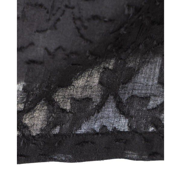 mizuiro ind「mizuiro ind ジャカードロングスリーブシャツ」|シャツ・ブラウス|