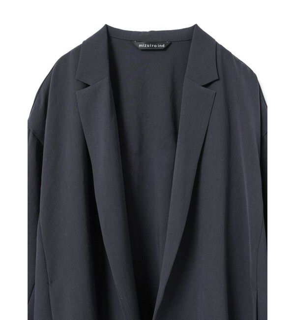 mizuiro ind「mizuiro ind テーラードシャツジャケット」|テーラードジャケット|