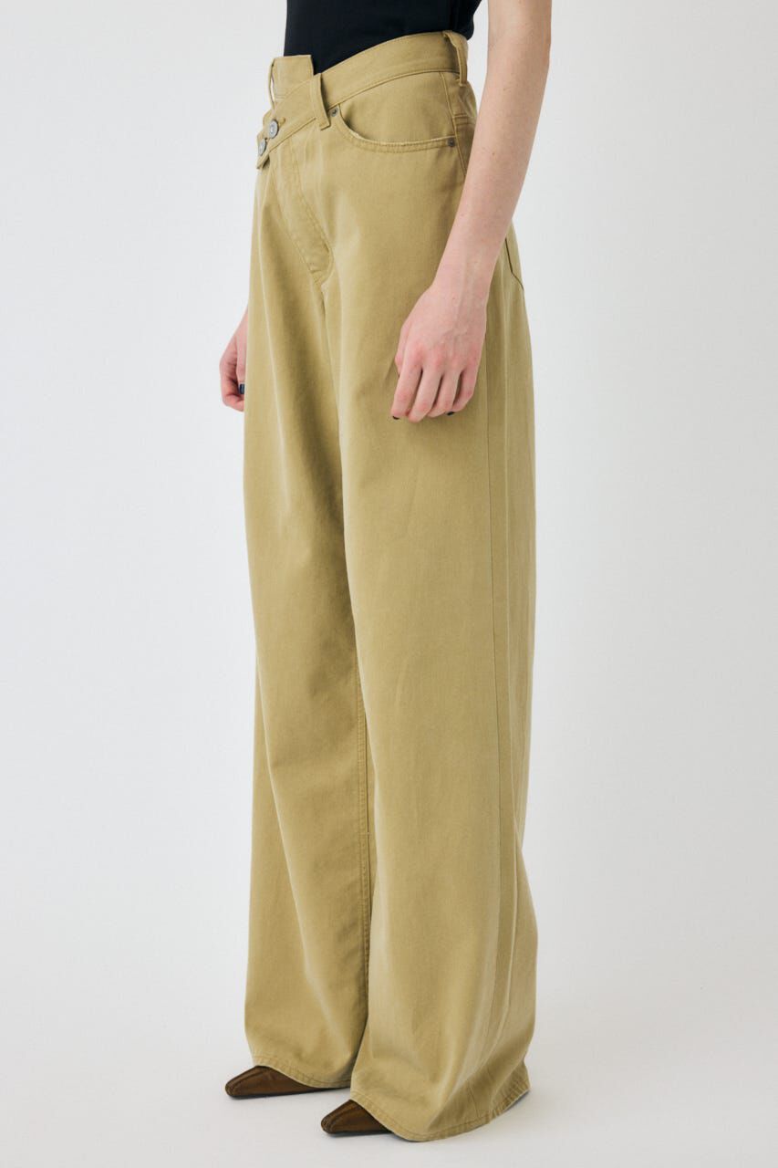 MOUSSY「CROSS CHINO WIDE STRAIGHT」|デニム|