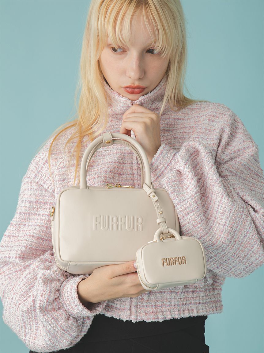 FURFUR「【限定カラー】バリエーションマイクロスクエアボストン」|キーケース|