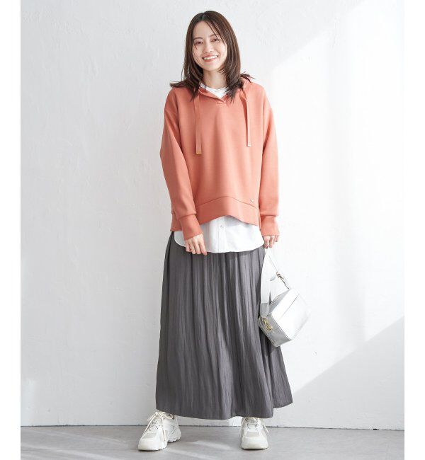 ikka「GOKU楽ダンボールフードパーカー」|パーカー|