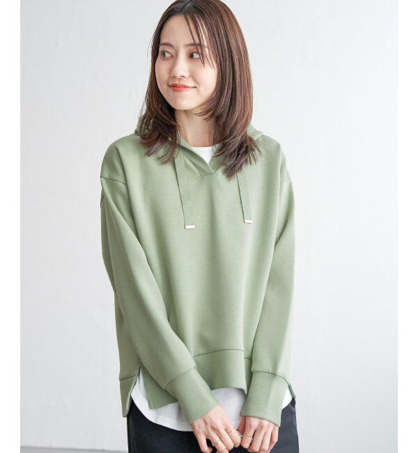 ikka「GOKU楽ダンボールフードパーカー」|パーカー|