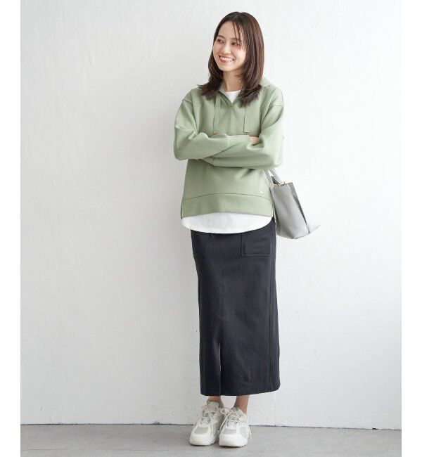 ikka「GOKU楽ダンボールフードパーカー」|パーカー|