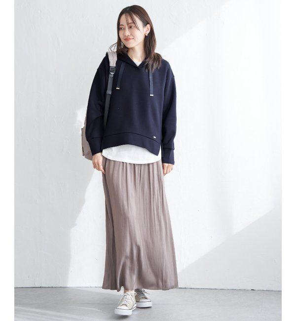 ikka「GOKU楽ダンボールフードパーカー」|パーカー|