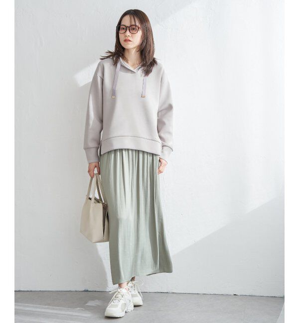 ikka「GOKU楽ダンボールフードパーカー」|パーカー|