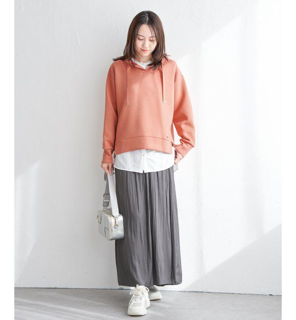 ikka「GOKU楽ダンボールフードパーカー」|パーカー|