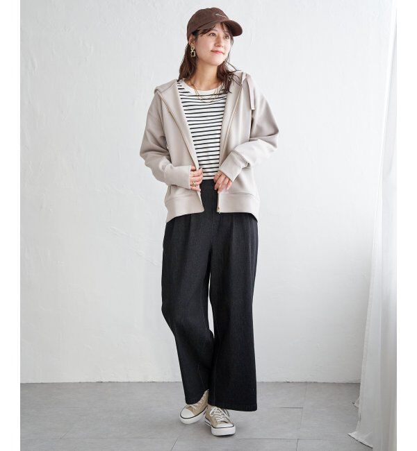 ikka「GOKU楽カノコダンボールパーカ」|パーカー|