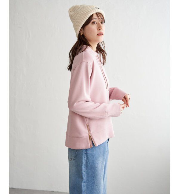 ikka「【雑誌InRed4月号掲載】GOKU楽カノコダンボールプルオーバー【親子コーデ】」|パーカー|