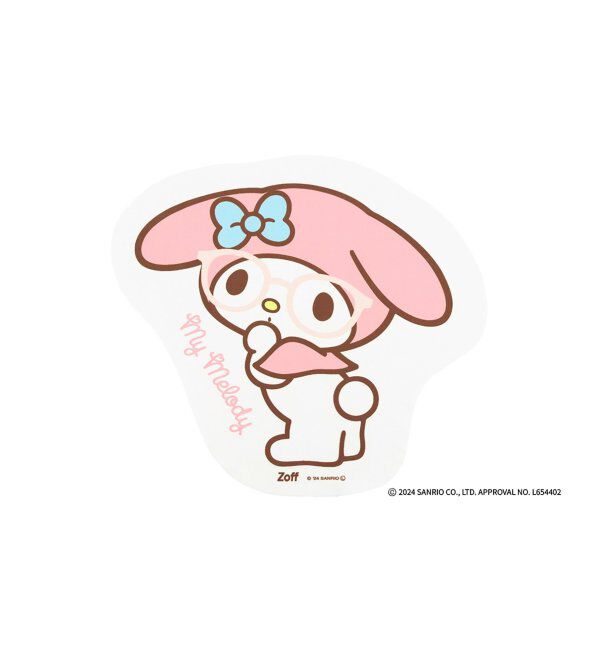  「Zoff｜Sanrio Characters シナモロールモデル ダイカットクロス」|サングラス|ピンク