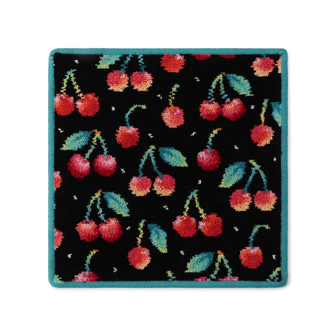 LOVERARY BY FEILER「チェリードット　ハンカチ」|ハンカチ|ブラック&times;ブルー