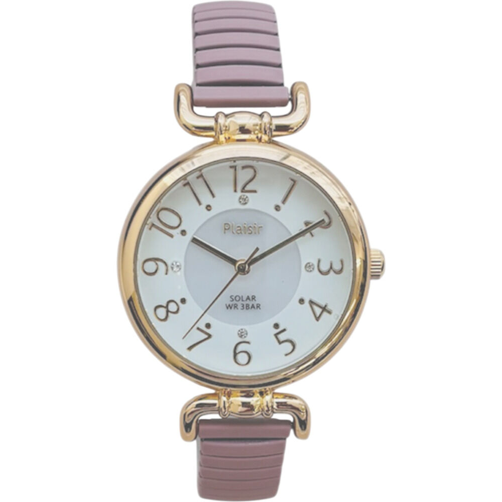 BACKYARD FAMILY「プレジール 腕時計 Plaisir TSS-904 通販 リストウォッチ ソーラーウォッチ」|腕時計|ピンク1
