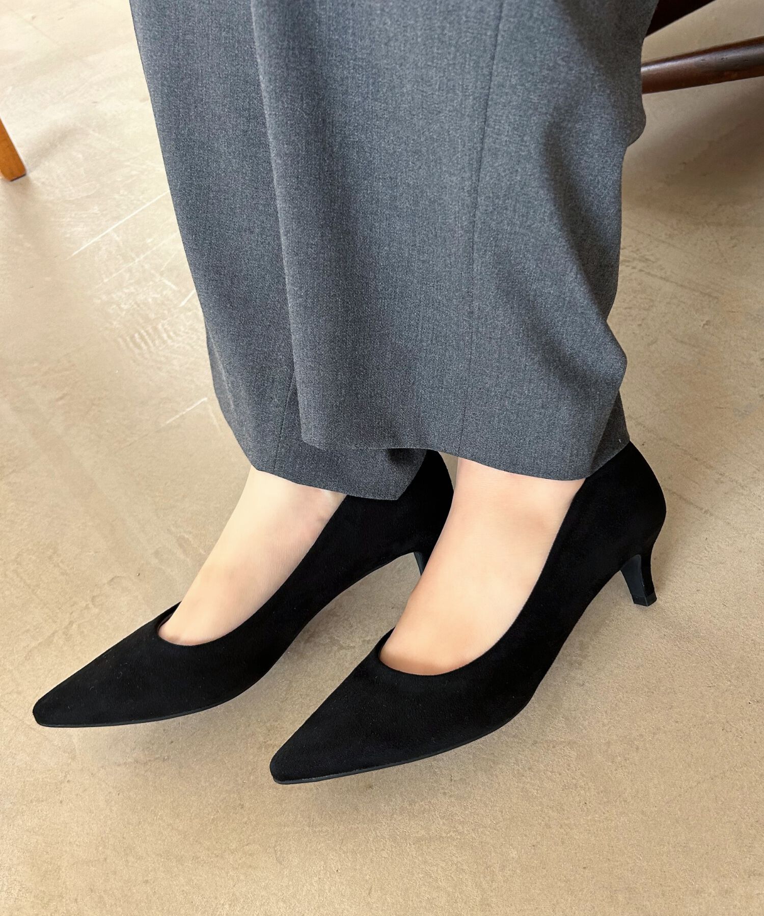 ORiental TRaffic「【跳べるパンプス/シリーズ累計１５０万足突破】ミドルヒール パンプス /R-3202 オフィス」|パンプス|