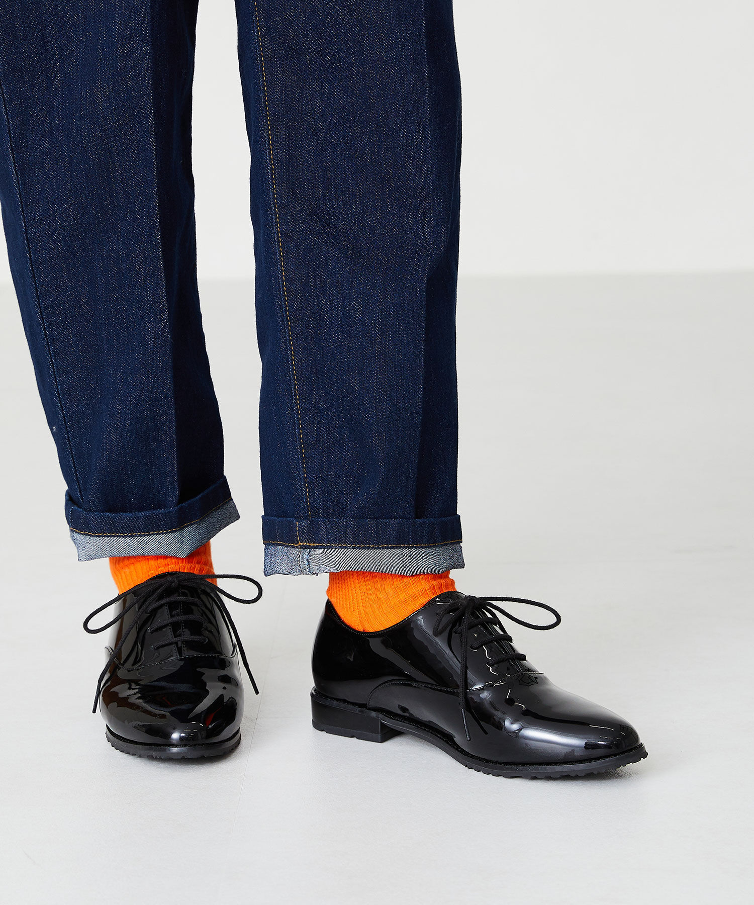 ORiental TRaffic「【防水】アーモンドトゥレースアップレインシューズ/R-1018 レインシューズ レイン 人気 定番 トレンド」|パンプス|