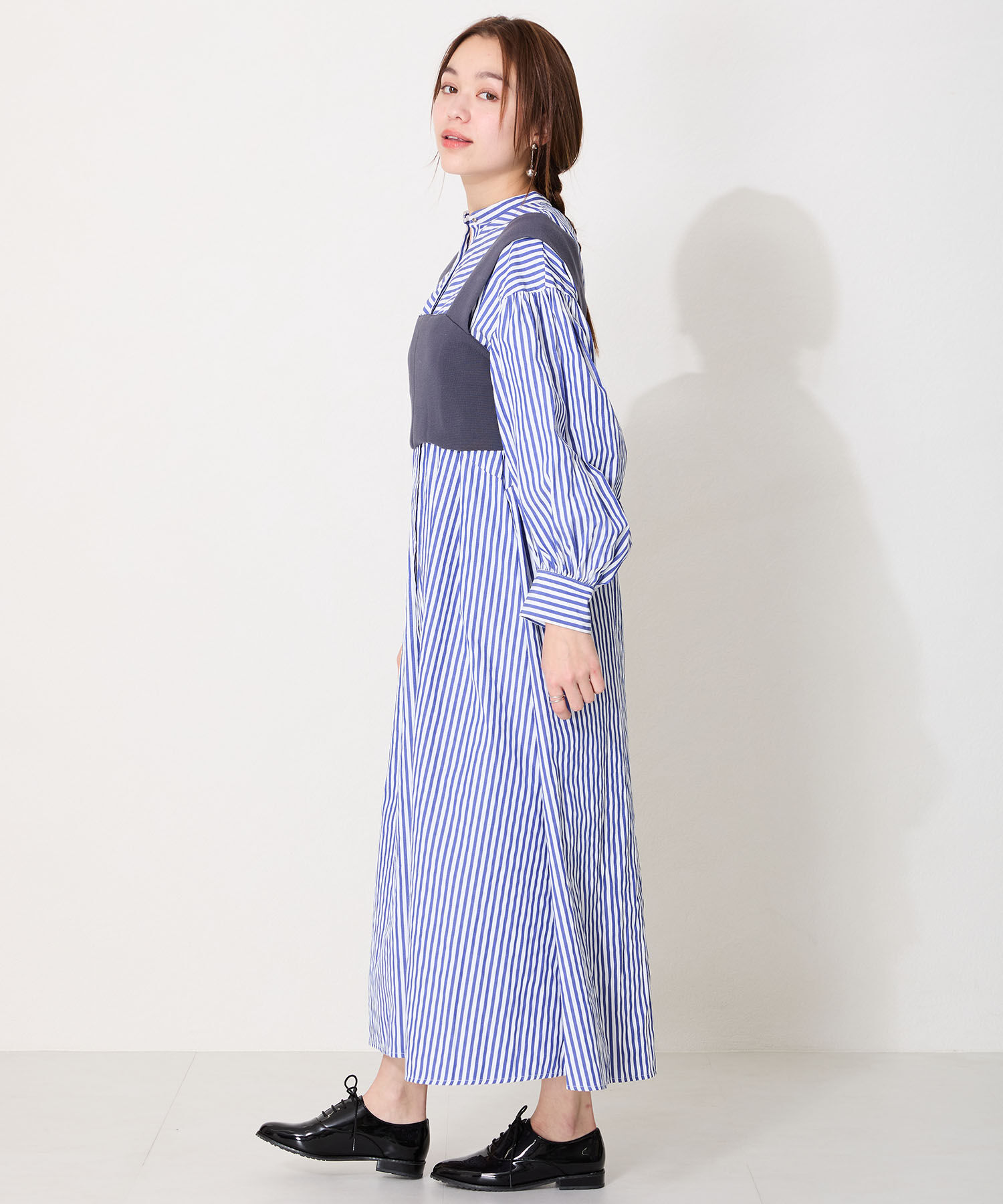 ORiental TRaffic「【防水】アーモンドトゥレースアップレインシューズ/R-1018 レインシューズ レイン 人気 定番 トレンド」|パンプス|