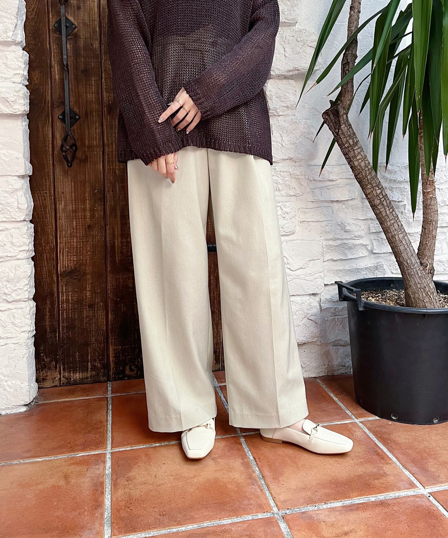 WA Oriental TRaffic「【WEB限定/累計2万足突破】ビット モチーフ バブーシュ ローファー /R-4010 通勤靴 」|パンプス|