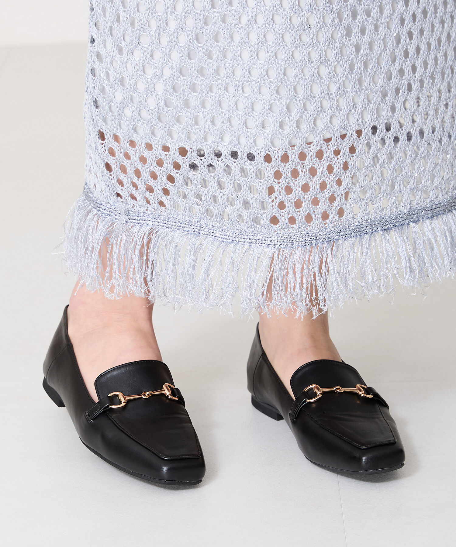 WA Oriental TRaffic「【WEB限定/累計2万足突破】ビット モチーフ バブーシュ ローファー /R-4010 通勤靴 」|パンプス|