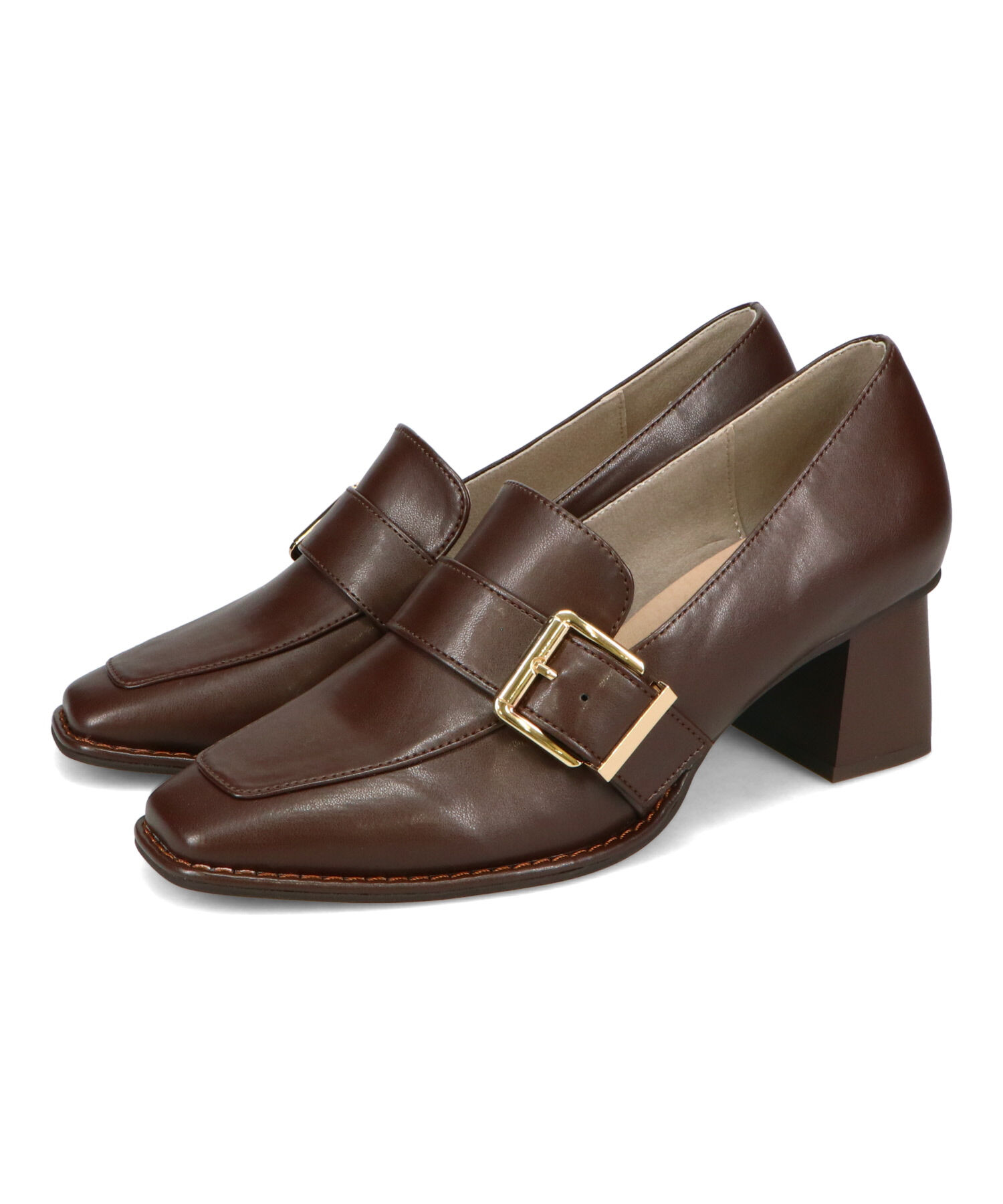 ORiental TRaffic「ベルトデザインヒールローファー/51315」|パンプス|