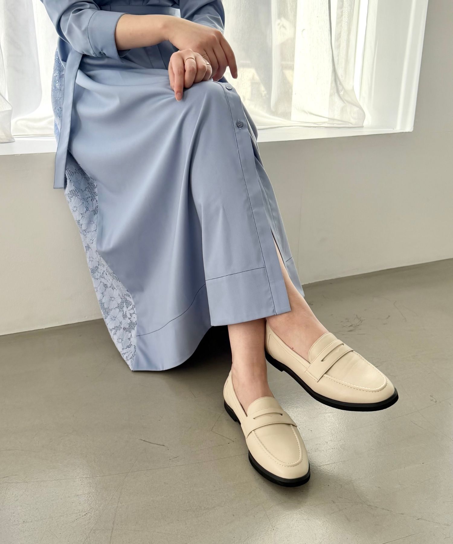 WA Oriental TRaffic「●2026春夏新作●軽量 ソフト ローファー /62116」|ローファー|BEIGE