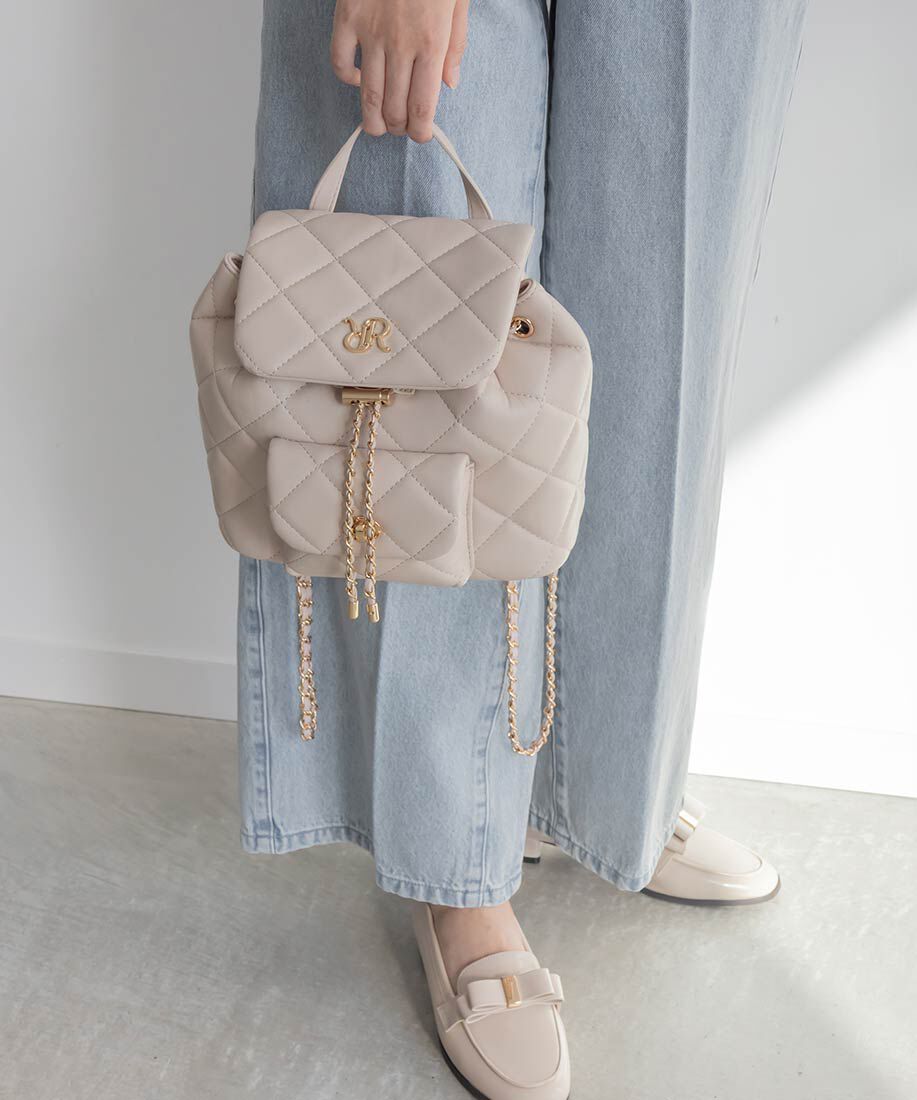  「キルティングデザインリュックバッグ」|ショルダー・メッセンジャー|