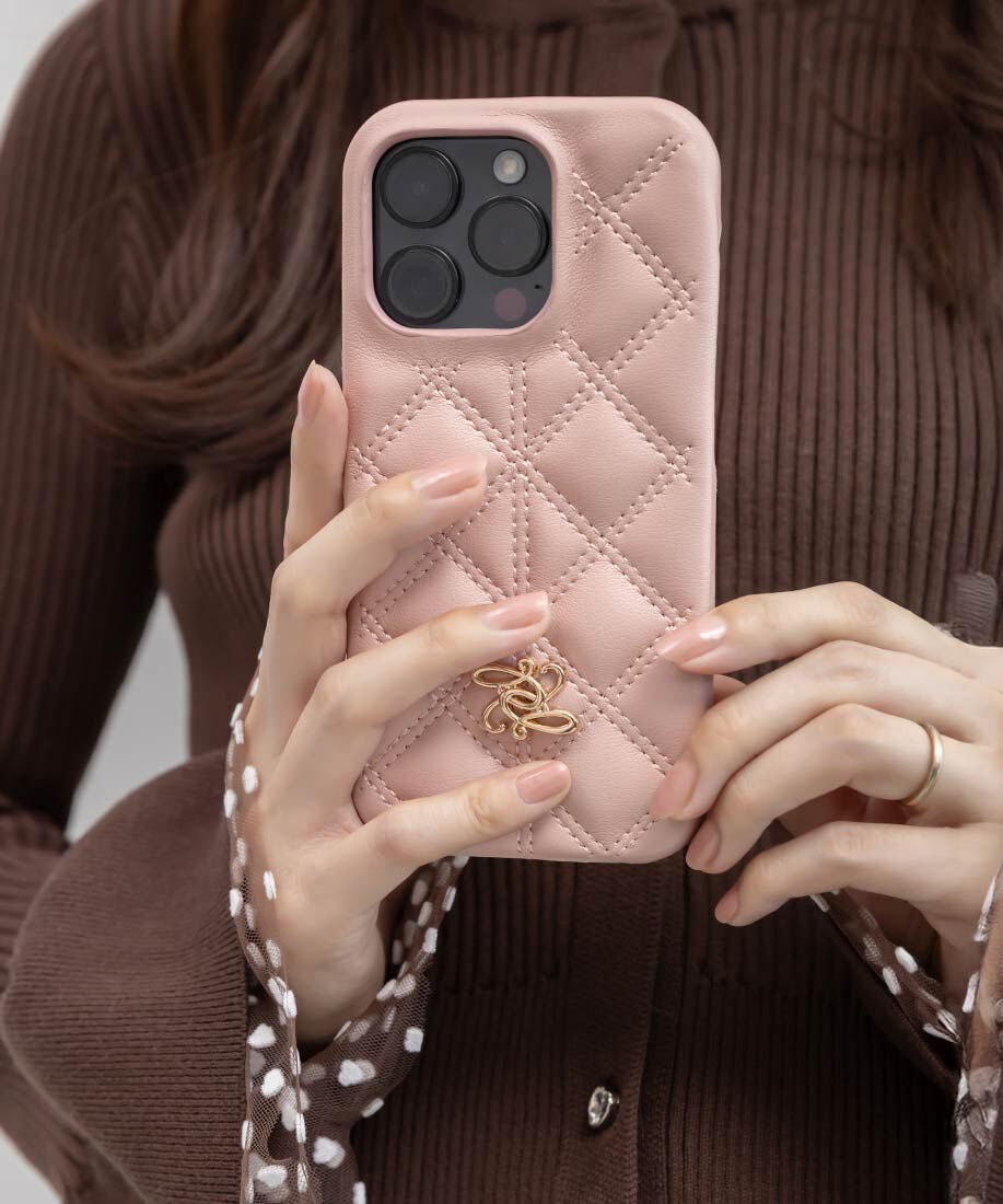  「キルティングスマートフォンケース」|モバイルケース|