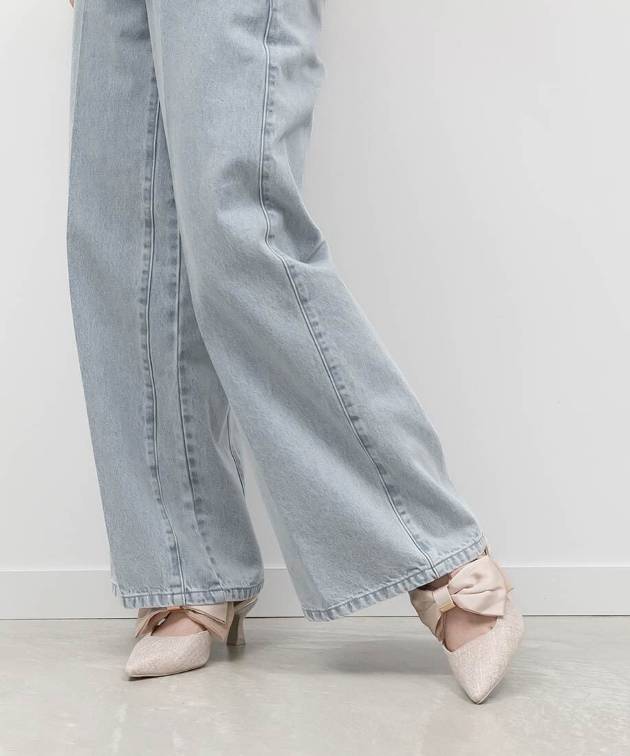  「ビッグリボンミュールパンプス」|パンプス|