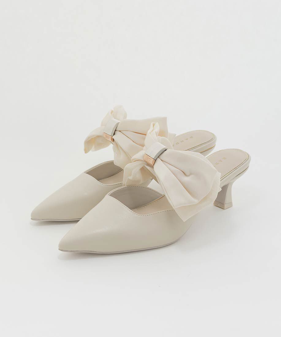  「ビッグリボンミュールパンプス」|パンプス|