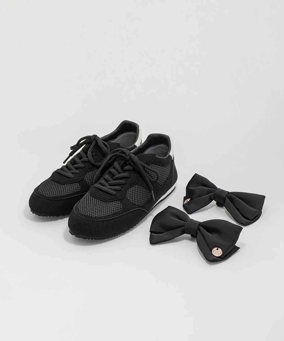  「2WAY サテンリボンロープロファイルスニーカー」|スニーカー|