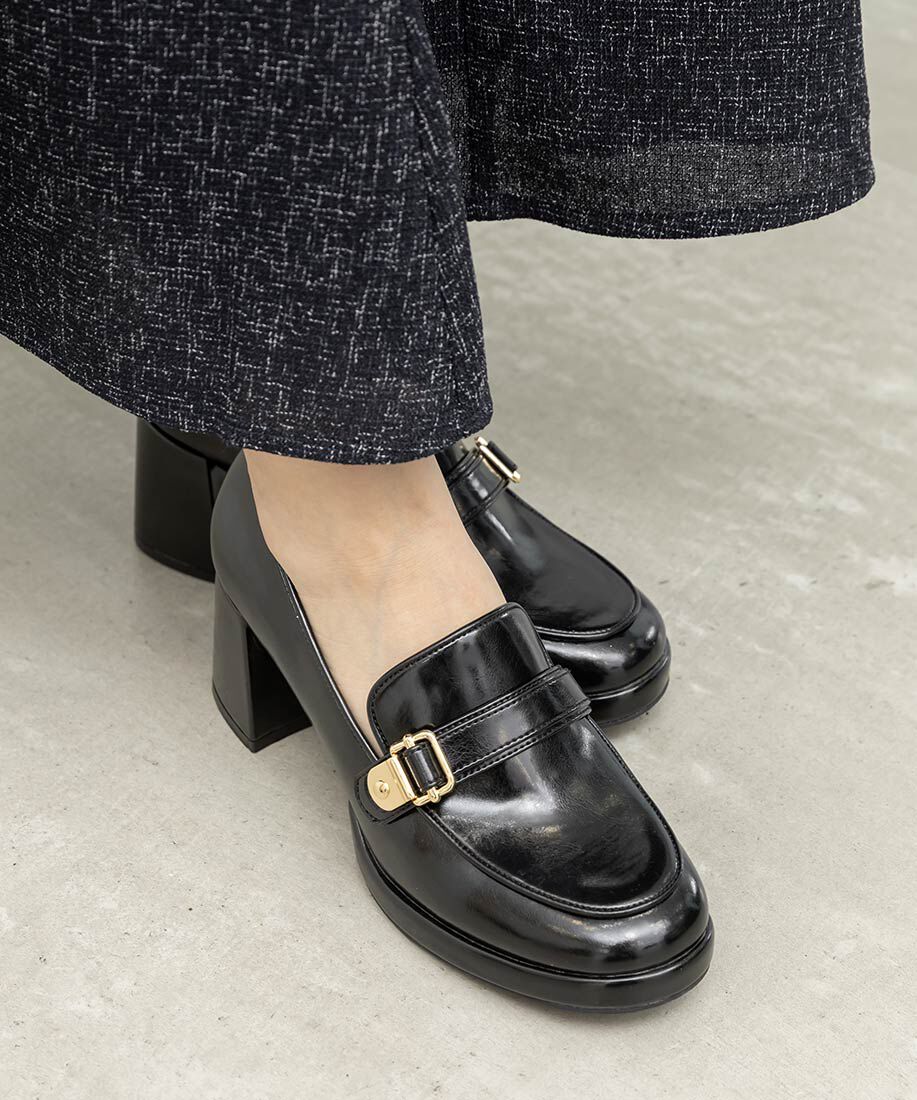  「バックルデザインストームローファー」|ローファー|