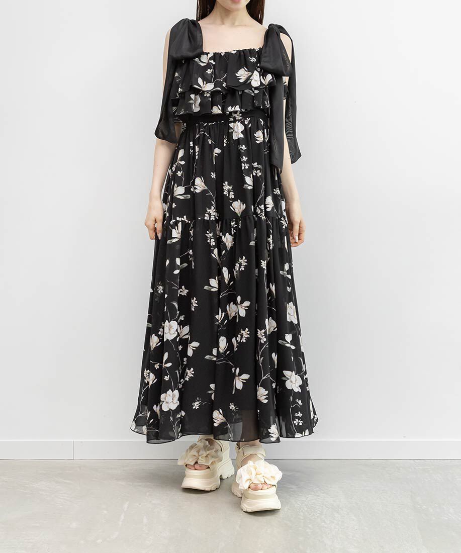  「ボリュームフリルスポーツサンダル」|サンダル|