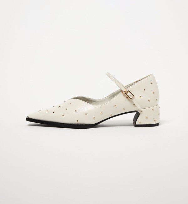 SY UNITED ARROWS「＜SY＞ ストラップドット パンプス40&uarr;」|パンプス|OFF WHITE