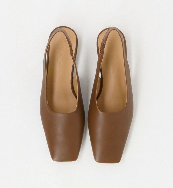 ODETTE E ODILE「スクエアディープバックベルト フラット20&uarr;」|パンプス|