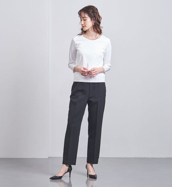 UNITED ARROWS「C DOUBLE クルーネック カットソー」|Tシャツ・カットソー|