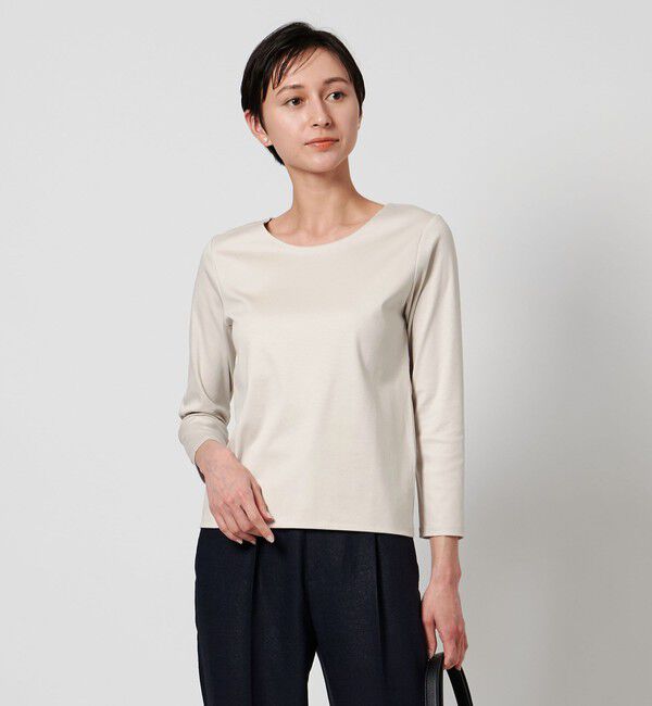 UNITED ARROWS「C DOUBLE クルーネック カットソー」|Tシャツ・カットソー|LT.GRAY