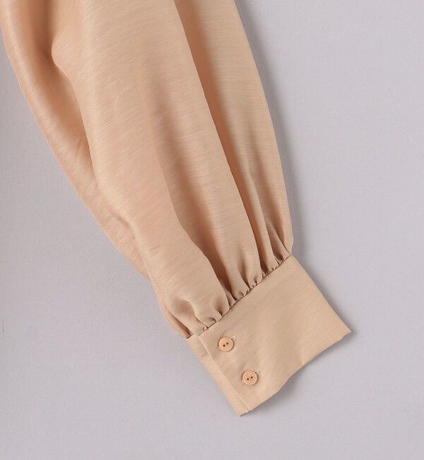 UNITED ARROWS「オーガンジー フリル＆ボウタイ ブラウス」|シャツ・ブラウス|