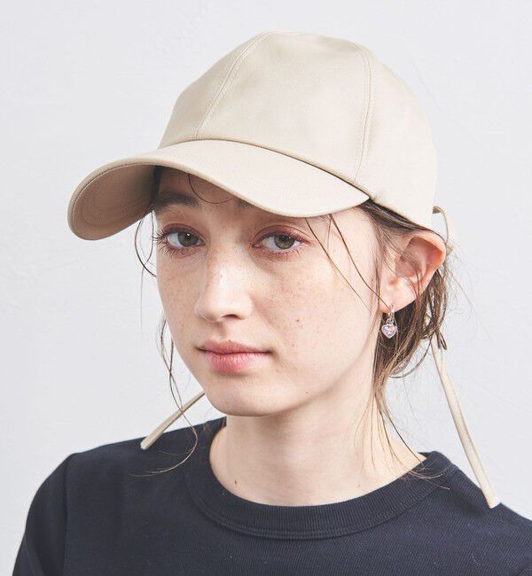 UNITED ARROWS「コットン バックリボン キャップ UV」|キャップ・キャスケット|