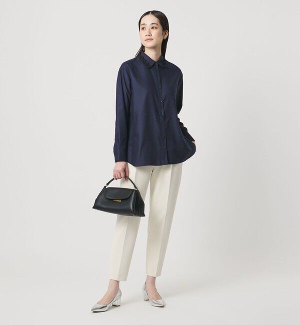 UNITED ARROWS「ミニフリルシャツ‐ウォッシャブル‐」|シャツ・ブラウス|