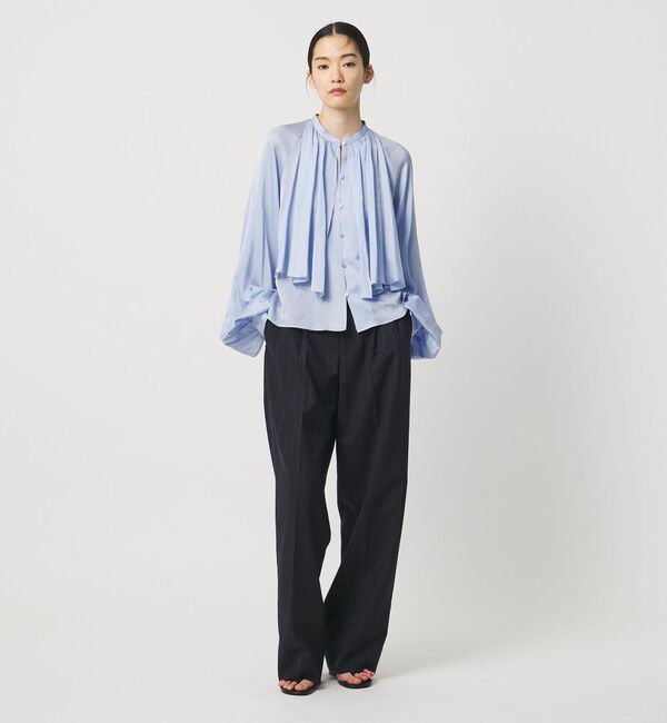 AEWEN MATOPH「＜AEWEN MATOPH＞スカーフ ラグランブラウス ‐ウォッシャブル‐」|シャツ・ブラウス|