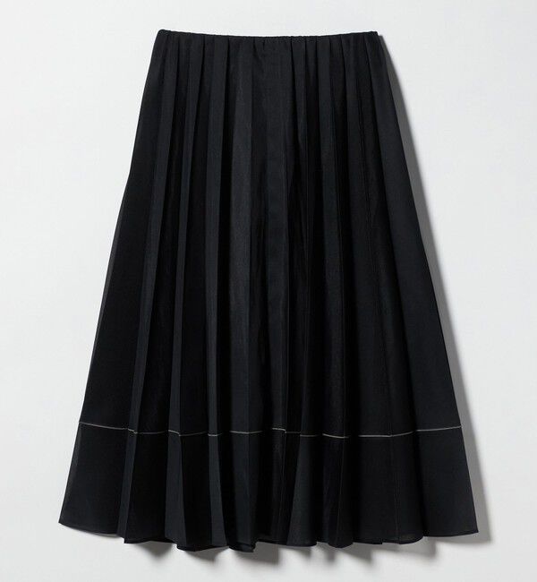 UNITED ARROWS「オーガンジー プリーツスカート」|スカート|