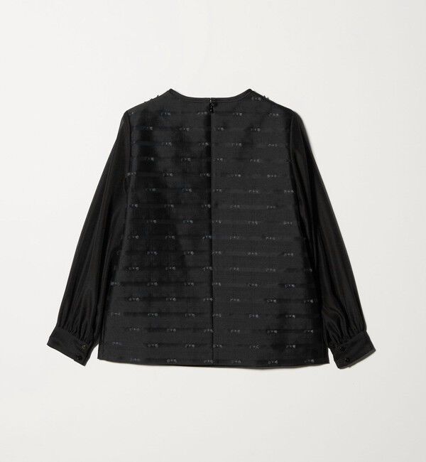 UNITED ARROWS「リボン カットジャガード ブラウス」|シャツ・ブラウス|
