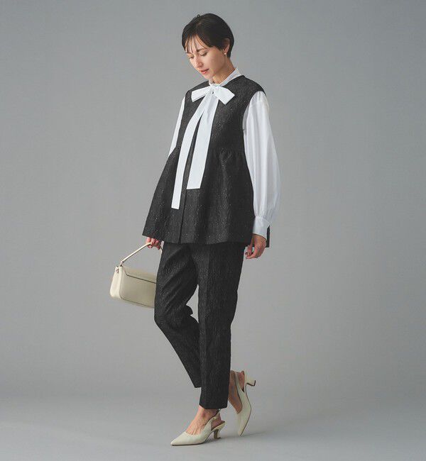 UNITED ARROWS「GISHA 2トーン ジャガード ベスト」|ベスト・ジレ|