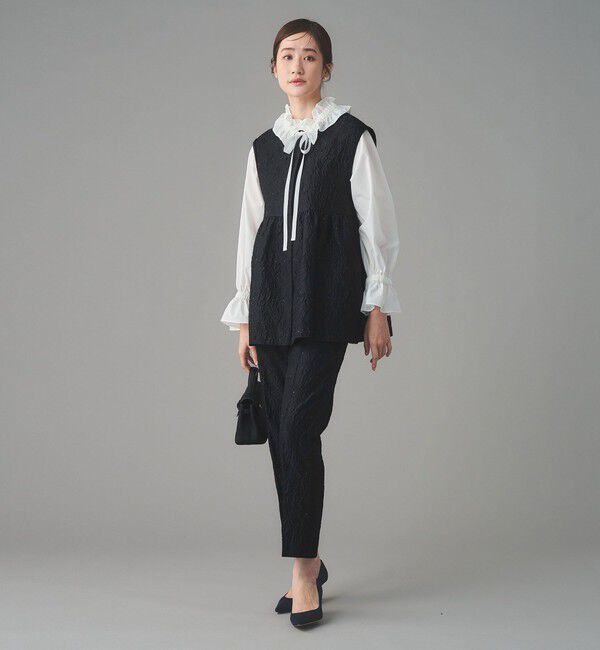 UNITED ARROWS「GISHA 2トーン ジャガード ベスト」|ベスト・ジレ|